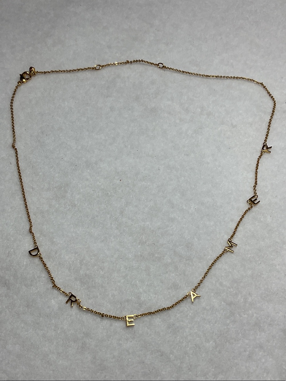 Origami Owl Gold DREAMER Necklace